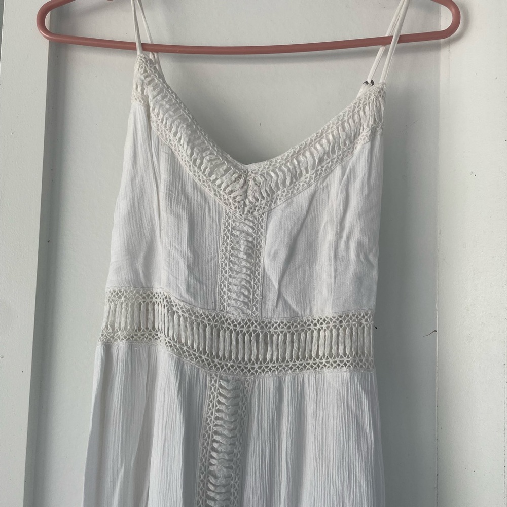 White Abercrombie Maxi Dress